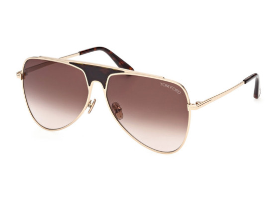 Tom Ford FT0935 28F Shiny Rose Gold/Brown Gradient