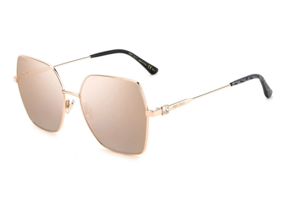 Jimmy Choo REYES/S 0DDB 2S Gold Copper/Pink Silver Mirror