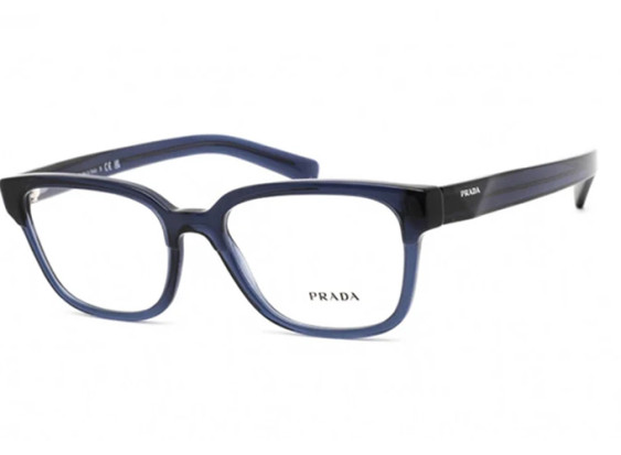 Prada PR04YV 08Q1O1 Transparent Blue 53mm