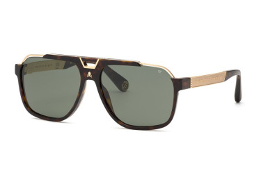 Philipp Plein SPP046V 0722 Shiny Havana/Green