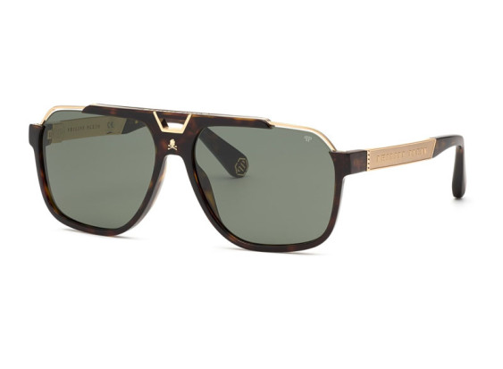 Philipp Plein SPP046V 0722 Shiny Havana/Green
