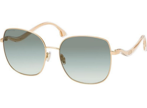 Jimmy Choo MAMIE/S 0DDB EZ Gold Copper/Green Silver Mirror