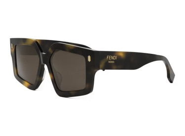 Fendi FE40162F 52E Dark Havana/Brown