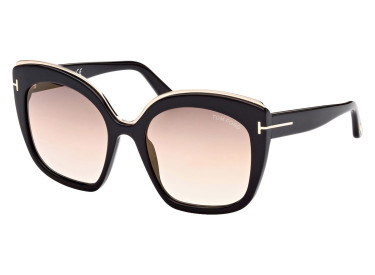 Tom Ford FT0944 01G Black with Rose Gold/Gradient Brown