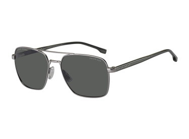 Hugo Boss BOSS 1045/S/IT 0R81 9O Matte Ruthenium/Grey Polarized