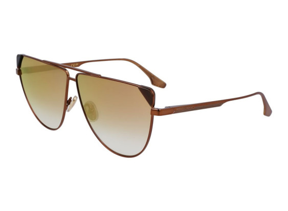 Victoria Beckham VB239S 230 Striped Brown/Brown Gradient