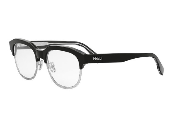 Fendi FE50068U 020 Black/Silver 52mm