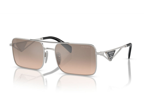 Prada PRA52S 1BC8J1 Silver/Brown Mirror Silver Gradient