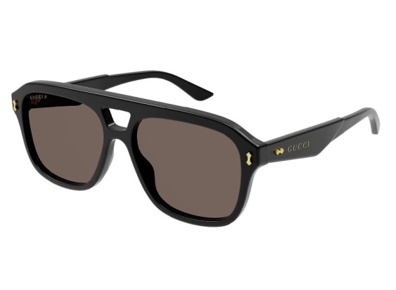 Gucci GG1263S 002 Pearled Black/Polar Dark Brown