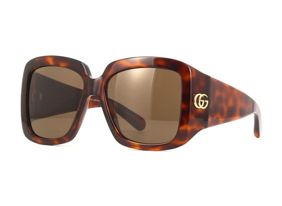 Gucci GG1402S 002 Blonde Havana/Dark Brown