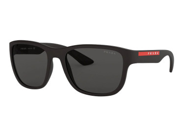 Prada PS01US DG05S0 Black Rubber/Grey