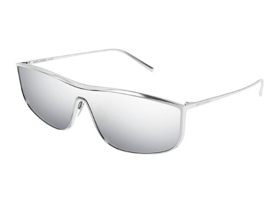 Saint Laurent SL605 LUNA 003 Silver/Silver Mirror