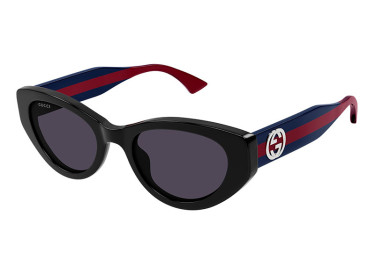 Gucci GG1862S 004 Shiny Black/Blue/Red/Dark Violet