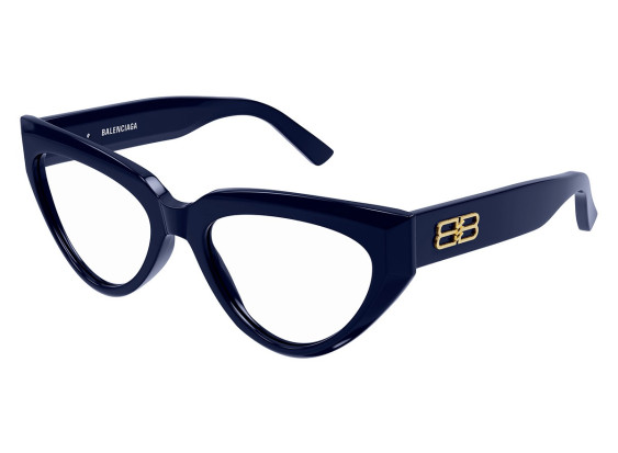 Balenciaga BB0276O 004 Blue 53mm