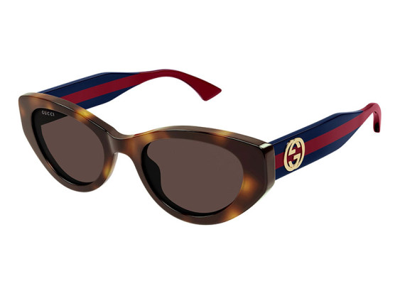 Gucci GG1862S 002 Shiny Havana/Blue/Red/Brown