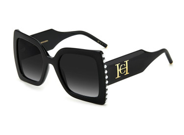 Carolina Herrera CH 0001/S 0807 9O Shiny Black/Dark Grey Gradient