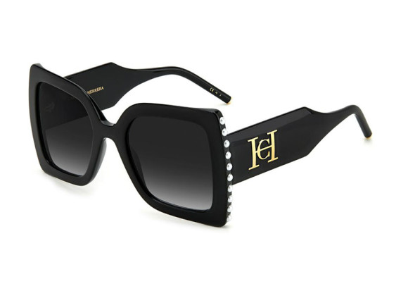 Carolina Herrera CH 0001/S 0807 9O Shiny Black/Dark Grey Gradient