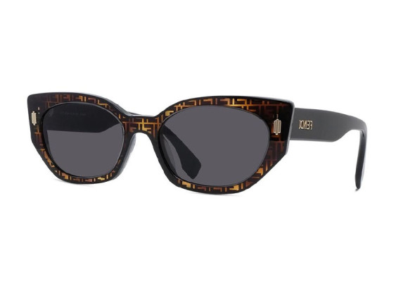 Fendi FE40018I 55A FF Havana/Smoke