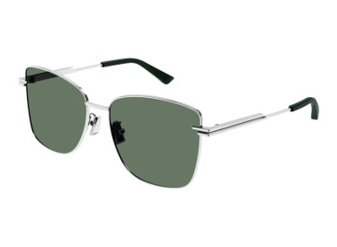 Bottega Veneta BV1237S 003 Silver/Green