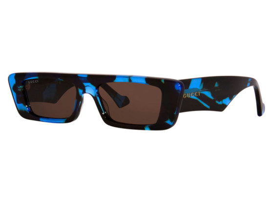 Gucci GG1331S 004 Spotted Black Turquoise Havana/Dark Brown