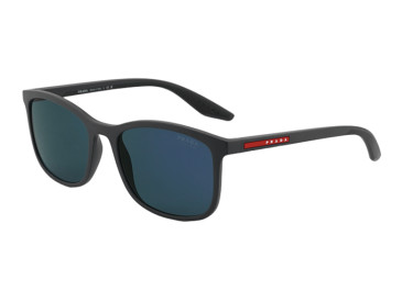Prada PSA08S UFK05U Matte Grey/Dark Blue Mirror Violet