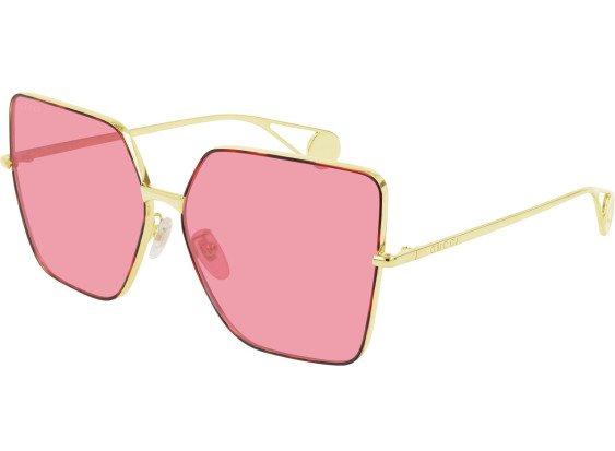 Gucci GG0436S 005 Gold/Pink