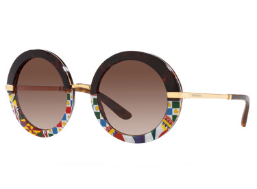 Dolce & Gabbana DG4393 327813 Top Havana/Handcart/Brown Gradient