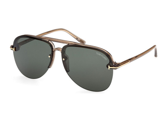 Tom Ford FT1004 45N Shiny Light Brown/Green