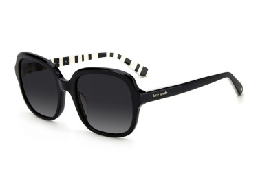 Kate Spade BABBETTE/G/S 0807 WJ Black/Grey Shaded Polarized