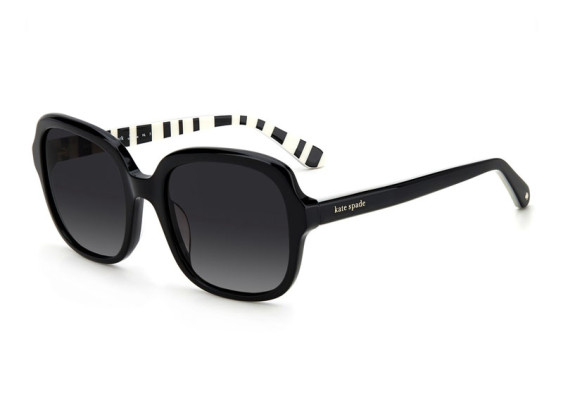 Kate Spade BABBETTE/G/S 0807 WJ Black/Grey Shaded Polarized