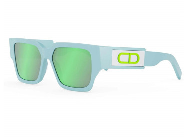 Dior CD SU 80C7 Light Blue/Blue Mirrored Green