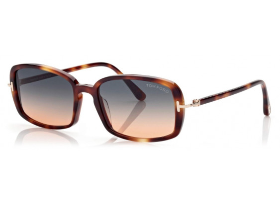 Tom Ford FT0923 53P Blonde Havana/Gradient Grey to Orange