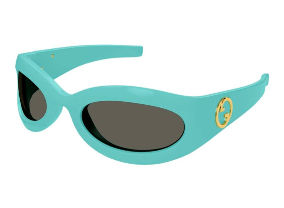 Gucci GG1247S 006 Turquoise/Grey