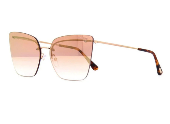 Tom Ford FT0682 33G Rose Gold/Brown Mirror Gradient