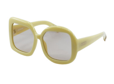 Jacquemus CARRE ROND JAC/10 C3 Shiny Yellow/Light Yellow