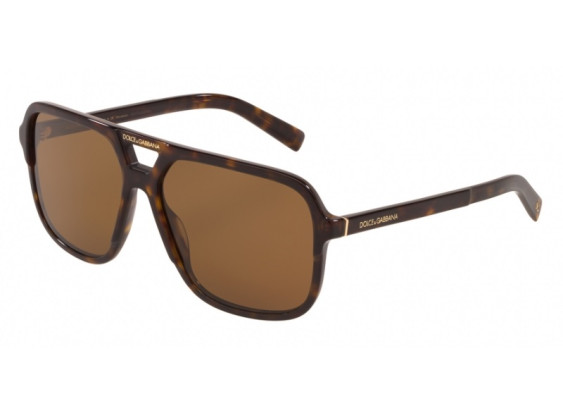Dolce & Gabbana DG4354 502/83 Dark Havana/Brown Polarized