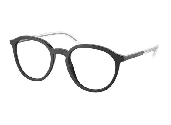 Prada PR12YV 1BO1O1 Matte Black 49mm