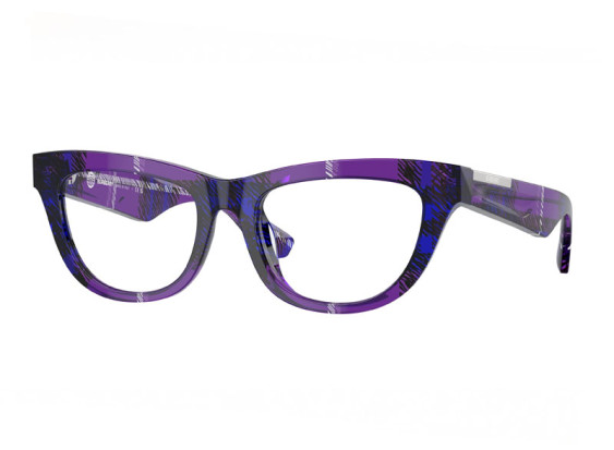 Burberry BE2406U 4113 Check Violet 50mm