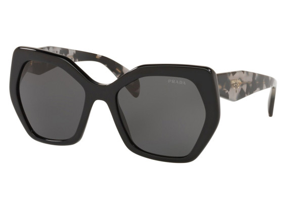 Prada PR16RS 1AB1A1 Black/Dark Grey