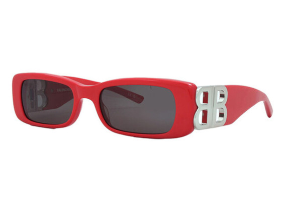 Balenciaga BB0096S 015 Solid Red/Grey