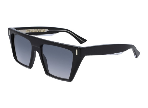 Cutler and Gross CG1352S 001 Black on Crystal/Grey Gradient