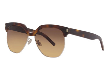 Saint Laurent SL408 001 Dark Havana/Brown Gradient