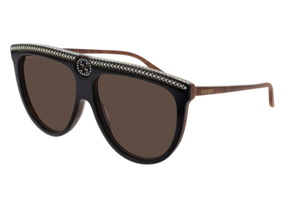 Gucci GG0732S 005 Black/Brown