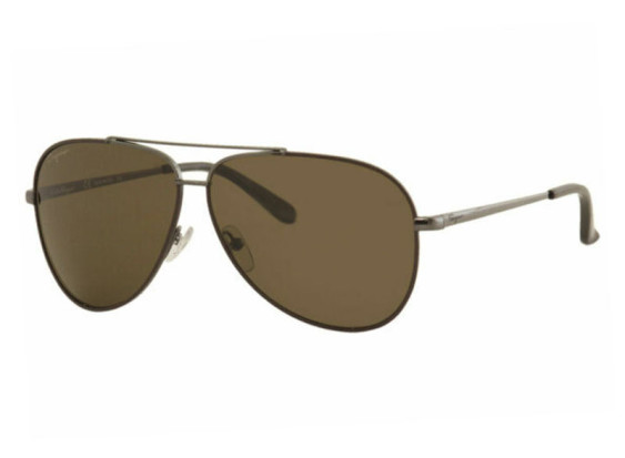 Salvatore Ferragamo SF131S 067 Shiny Gunmetal/Dark Brown