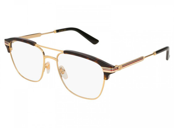 Gucci GG0241O 003 Gold/Dark Havana