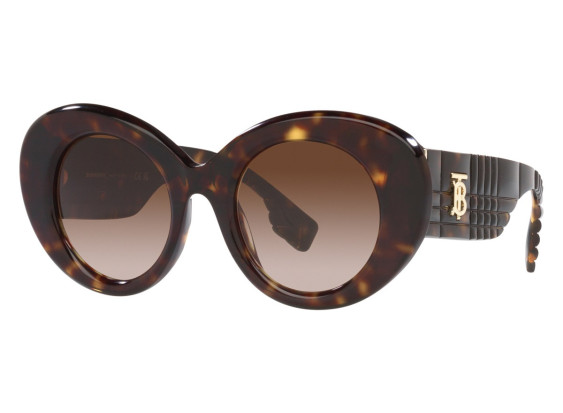 Burberry BE4370U 300213 Dark Havana/Brown Gradient