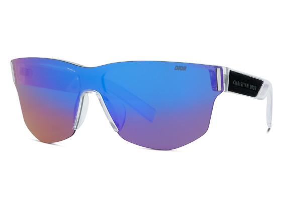 Dior DIORXTREM M2U J5A7 Transparent/Blue To Purple Gradient Mirror