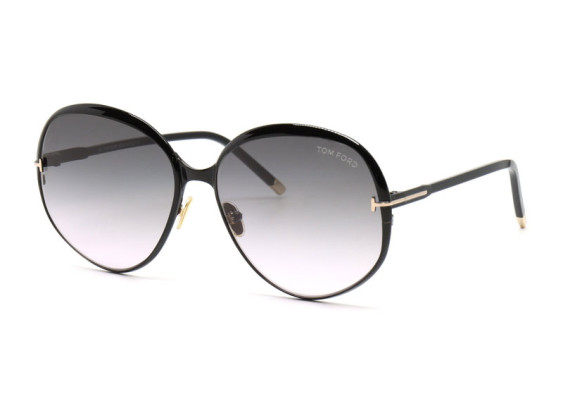 Tom Ford FT0913 01B Shiny Black/Smoke Gradient