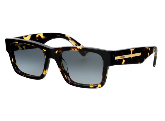 Prada PR25ZS 16R30F Black Malt Havana/Grey Gradient