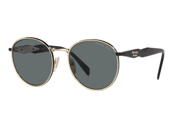 Prada PR56ZS AAV5Z1 Pale Gold/Black/Polarized Dark Grey